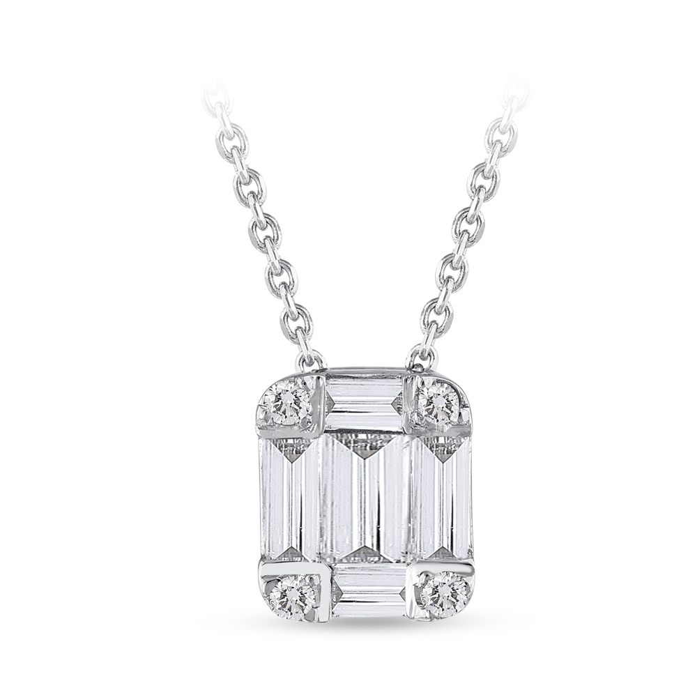 Baguette Diamant Halskette