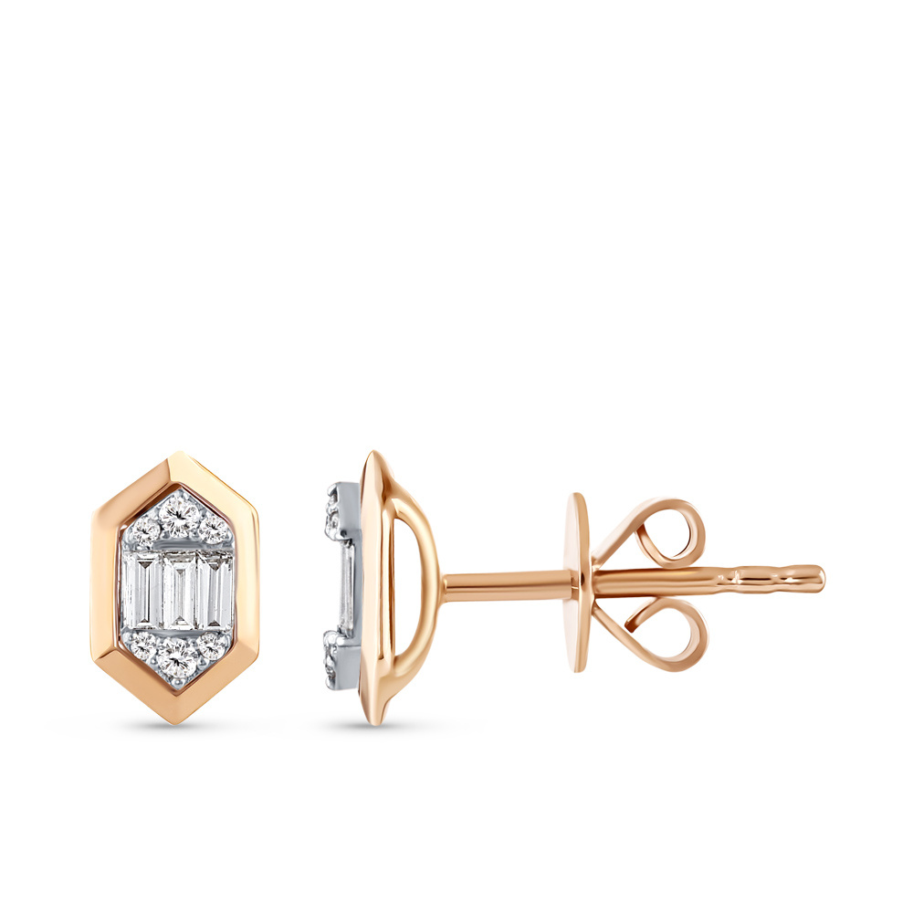 Baguette Diamant Ohrringe